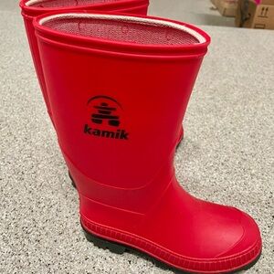 Kamik Kids Red Boots - size 13Y